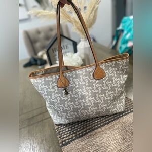 Celine carriage pattern PVC tote bag handbag